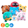 Party Central 12PCE Plush Toys Various Animals Super Soft & Cuddly 10cm