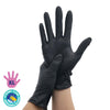 Xtra Kleen 1000PCE Disposable Nitrile Gloves Black Latex Powder Free Size XL