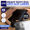 Home Master 36PCE EVA Heavy Duty Thick Anti Slip Liners Waterproof 45 x 150cm