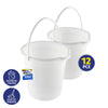 Xtra Kleen 12PCE 9L Buckets Easy Pour Spout Strong Multipurpose 23.5 x 38cm