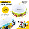 Pet Basic 48PCE Melamine Dog Bowls 310ml Quirky Cartoon Designs 18cm