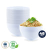 Home Master 48PCE Melamine Rice Bowls Durable Chip & Scratch Resistant 12.5cm