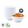 Home Master 36PCE Melamine Bowls Stackable Lightweight Durable Strong 28cm