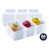 Home Master 24PCE Melamine Serving Trays 3 Sections Dips Antipasto 33.5cm