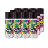 Australian Export 12PK 250g Aerosol Spray Paint Cans [Colour: Black - Gloss]