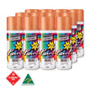 Australian Export 12PK 250gm Aerosol Spray Paint Cans [Colour: New Copper]