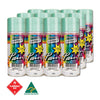 Australian Export 12PK 250gm Aerosol Spray Paint Cans [Colour: Mint Green]