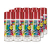 Australian Export 12PK 250gm Aerosol Spray Paint Cans [Colour: Cherry Red]