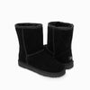 Ugg Boots Genuine Australian Sheepskin Unisex Short Classic Suede (Black, EU35)