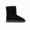 Ugg Boots Genuine Australian Sheepskin Unisex Short Classic Suede (Black, EU36)