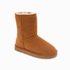 Ugg Boots Genuine Australian Sheepskin Unisex Short Classic Suede (Chestnut, EU35)