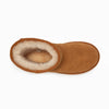 Ugg Boots Genuine Australian Sheepskin Unisex Short Classic Suede (Chestnut, EU36)