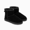 Ugg Boots Genuine Australian Sheepskin Unisex Mini Classic Suede (Black, EU36)