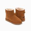 Ugg Boots Genuine Australian Sheepskin Unisex Mini Classic Suede (Chestnut, EU38)