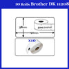 10 Rolls DK11208 DK 11208 For Brother Large Address Thermal LABELS 38x90mm