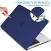 15 inch Air 2023 MacBook Air Matte Case  A2941 M2 Chip Hard Shell Case Keyboard Cover Blue