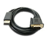 1.8M Display Port DP Male To VGA/M Cable Converter Connector Adaptor