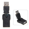 180 degree Adjustable Swivel Twist USB Male to Female Cable Convertor adapter