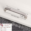 Brushed ZINC Kitchen Door Cabinet Drawer Handle Pulls 96MM