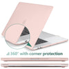 Suitable for  Sold Pink MacBook Pro 13 Inch Case 2016-2023 M1 M2 A2338 A2289 A2251 A2159 Hard Shell Case Keyboard Cover