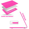 Suitable for  Hot Pink MacBook Pro 13 Inch Case 2016-2023 M1 M2 A2338 A2289 A2251 A2159 Hard Shell Case Keyboard Cover