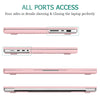 Suitable for MacBook Pro 14 Max Inch Case 2023 2022 2021 M2 A2779 M1 A2442 Hardshell Case Keyboard Cover Sold Pink