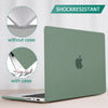 Suitable for  MacBook Pro 14 Max Inch Case 2023 2022 2021 M2 A2779 M1 A2442 Hardshell Case Keyboard Cover Midnight Green