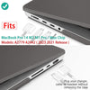 Suitable for  MacBook Pro 14 Max Inch Case 2023 2022 2021 M2 A2779 M1 A2442 Hardshell Case Keyboard Cover Grey