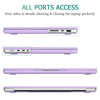 Suitable for  MacBook Pro 14 Max Inch Case 2023 2022 2021 M2 A2779 M1 A2442 Hardshell Case Keyboard Cover Purple