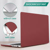 Suitable for  MacBook Pro 14 Max Inch Case 2023 2022 2021 M2 A2779 M1 A2442 Hardshell Case Keyboard Cover Wine Red