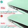 Suitable for  2023 2022 MacBook Air 13 inch case M2 Model A2681 Hard Shell Case Keyboard Cover Green