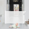 Retractable 1.5M Doorways Hallways Stairs Baby Gate Dog Pet Gate Indoor Outdoor Safety Gates White