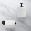 Toilet Paper Holder Self Adhesive Black Bathroom Paper Roll Holder Roll Holder 304