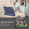 iPad 10th Case 10.9 Inch 2022 with Pencil Holder, Smart iPad Case with Soft TPU Auto Wake Sleep Dark Blue