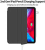 iPad Pro 11 Inch 2020 Soft Tpu Smart Premium Case Auto Sleep Wake Stand Cover Pencil holder Black