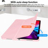 iPad Pro 11 Inch 2020 Soft Tpu Smart Premium Case Auto Sleep Wake Stand Cover Pencil holder Pink