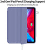 iPad Pro 11 Inch 2020 Soft Tpu Smart Premium Case Auto Sleep Wake Stand Cover Pencil holder Purple