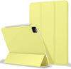 iPad Pro 11 Inch 2020 Soft Tpu Smart Premium Case Auto Sleep Wake Stand Cover Pencil holder Yellow