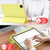 iPad Pro 11 Inch 2020 Soft Tpu Smart Premium Case Auto Sleep Wake Stand Cover Pencil holder Yellow