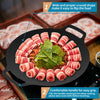 Korean Grill Pan Nonstick 6 Layer 40cm Round BBQ Griddle Indoor or Outdoor Cooking