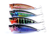 4X 6.5cm Popper Poppers Fishing Lure Lures Surface Tackle Fresh Saltwater