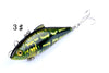 4x 8.5cm Vib Bait Fishing Lure Lures Hook Tackle Saltwater