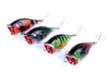 4X 6.5cm Popper Poppers Fishing Lure Lures Surface Tackle Fresh Saltwater