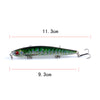 6x Popper Poppers 9.3cm Fishing Lure Lures Surface Tackle Fresh Saltwater