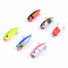 6X 3.5cm Popper Poppers Fishing Hard Lure Lures Surface Tackle Fresh Saltwater