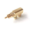 RCA AV Audio Splitter Adapter 1 Male To 2 Female Gold Plated