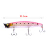 6x Popper Poppers 11.7cm Fishing Lure Lures Surface Tackle Fresh Saltwater