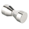 Shower Glass Door Knob Bathroom Round Back-to-Back Handle Pull 304 Brushed Nickel