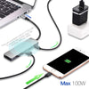 7 in 1 USB C Hub Adapter USB C 4K HDMI USB3.0 SD/TF Card Reader Dongle USB C Laptops MacBook