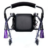 Ultra Light Mobility Rollator Wheelie Walker Eggplant